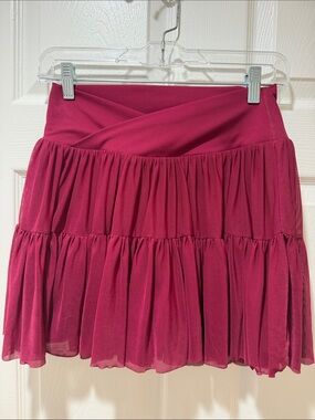 Blogilates pink Tiered Circle Skater Ballerina Skirt M